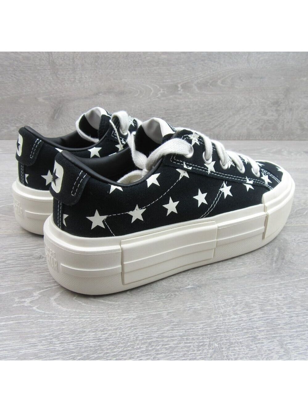 Converse CTAS Cruise Archive Stars OX  Women's Size 8 Black Shoes NEW - Picture 7 of 14
